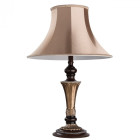 Lampe de table marron country 1 ampoule 66 cm