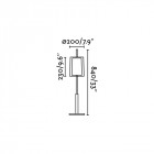 Lampe de table nickel mat saba 1 ampoule