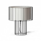 Lampe de table noire linda 1 ampoule