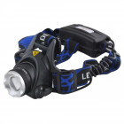 Lampe frontale led lampe de poche avec zoom       noir