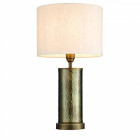 Lampe indara, bronze vieilli, avec abat-jour