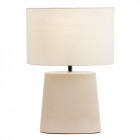 Lampe iris, céramique, avec abat-jour