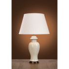 Lampe ivory crackle small, sans abat-jour