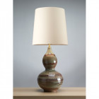 Lampe jade gourd, céramique, sans abat-jour