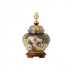 Lampe kew, porcelaine de kutani (sans abat-jour)