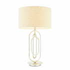 Lampe meera, argent ancien, avec abat-jour