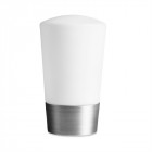 Lampe next acier, cuivre et verre