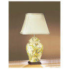 Lampe parrot, porcelaine, sans abat-jour
