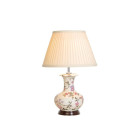 Lampe pink blossoms, porcelaine, sans abat-jour