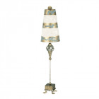 Lampe pompadour, avec abat-jour