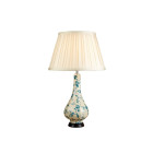 Lampe teal leaves, sans abat-jour
