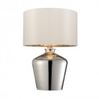 Lampe waldorf, chrome, avec abat-jour