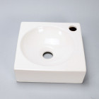 Lave mains carré céramique blanc - 29x29 cm - like