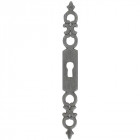 Entrée rustique de meuble de 140 mm vieil argent lot de 3