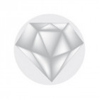 Lime diamantée Habilis (limes manuelles), Long. : 215 mm, Forme Semi-circulaire, Dimension 12,5 x 3,8 mm