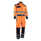 Combinaison haute visibilité ATEX Risk Pratic - orange/ bleu - LMA - 4156-L