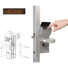 Serrure à code mécanique, portail, sortie libre locinox - Type de profil au choix
