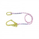 Longe 1,8m avec crochet et connecteur toplock 71249