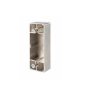 Boîtier en aluminium pour fixation sur profil plat pour serrure de coulissant losskzqf. Locinox