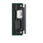 Gâche élecrique pour sérrures à encaster lohmetal, fonctionnement à émission. - locinox