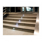 Lot de 10 appliques encastrables carré ip 54 0,6 watt pour extérieur - couleur - blanc chaud 3000°k