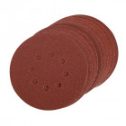 Lot de 10 disques abrasifs auto-agrippants 150 mm - Grain 100