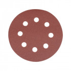 Lot de 10 disques abrasifs auto-agrippants perforés 115 mm