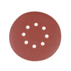 Lot de 10 disques abrasifs auto-agrippants perforés 150 mm