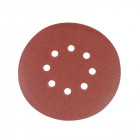 Lot de 10 disques abrasifs auto-agrippants perforés 150 mm