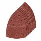 Lot de 10 feuilles abrasives auto-agrippantes 102 x 62 mm, 93 mm - Grain 40