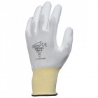 Lot de 10 gants de travail polyester singer enduit polyuréthane sans coutures poignet élastique tous usages - Taille au choix
