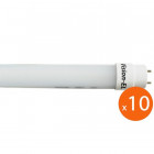 Lot de 10 tubes LED T8 10W 600mm - 910lm - Couleur eclairage - Blanc neutre