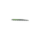 2 lames de scie sabre CV - Lu. 210 mm pas 5 mm - coupe grossière pour bois - LEMAN - 7704.02