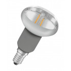 Lot de 2 ampoules led e14 r50 verre clair 1,6 watt (eq. 11 watt) blanc chaud