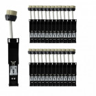 Lot de 25 douilles gu10 céramique avec connecteur automatique - norme ce