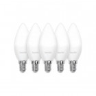 Lot de 5 ampoules led e14 5 watt (eq. 40 watt)