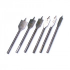 Lot de 6 forets mèches plates à bois acier au carbone 10 12 16 18 20 25 mm helloshop26 3417137