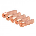Lot de pannes à souder M6 pour fer à souder MIG - 5 pcs - 0,8 mm