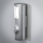 Luminaire à piles nightlux torche - ip54 - finition - argent