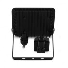 Projecteur LED Plat Noir 20W 6000K + Détecteur - LUMOS SLIM II