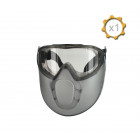 Lunette masque de sécurité anti-buée + pare visage stormlux lux optical 60650 euro protection