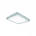 Lunive vela 14 watt - applique ou plafonnier led 220x220 mm - couleur éclairage au choix
