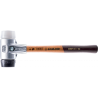 Maillets simplex, avec boîtier en aluminium et manche en bois, ø 30, caoutchouc chargé / superplastique