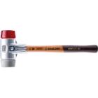 Maillets simplex, avec boîtier en aluminium et manche en bois, ø 50, tpe moyen / plastique