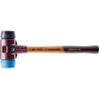 Maillets simplex, avec boîtier en fonte malléable et manche en bois, ø 50, caoutchouc chargé / tpe souple