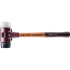 Maillets simplex, avec boîtier en fonte malléable et manche en bois, ø 60, caoutchouc chargé / superplastique