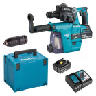 Perforateur SDS-PLUS LXT ® - MAKITA - avec 2 batterie 18V 5Ah - chargeur - MAKPAC - DHR183RTWJ