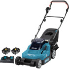 Tondeuse à gazon sans fil LTX 36V + 2 batteries 4,0 Ah + 1 Chargeur double rapide - 38 cm - 40 L - MAKITA - DLM382PM2