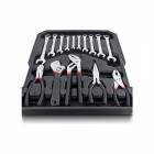 Mallette XXL avec 399 outils valise à roulettes coffret bricolage