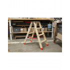 Marchepied double en bois- 3 marches - balmay bois